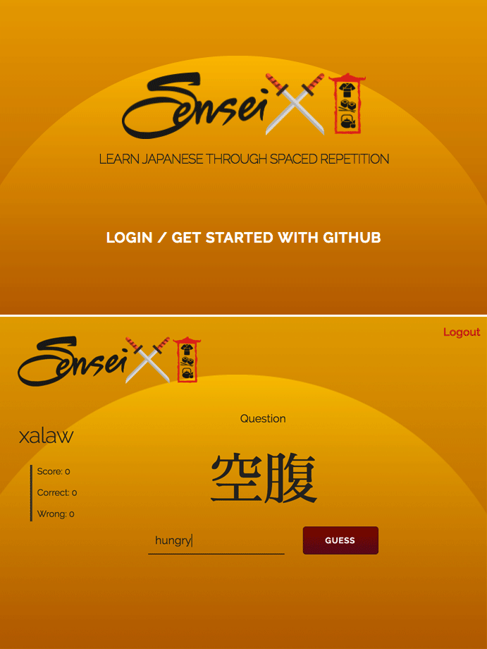 SenseiX - Learn Japanese through this Space Repetition App 