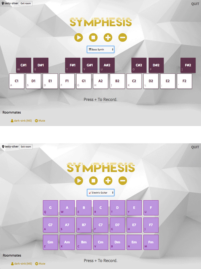 Symphesis - Collaborative Music Making Experience